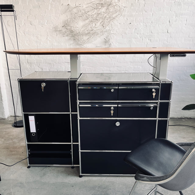 USM Haller - Counter/Theke - schwarz - guter gebrauchter Zustand