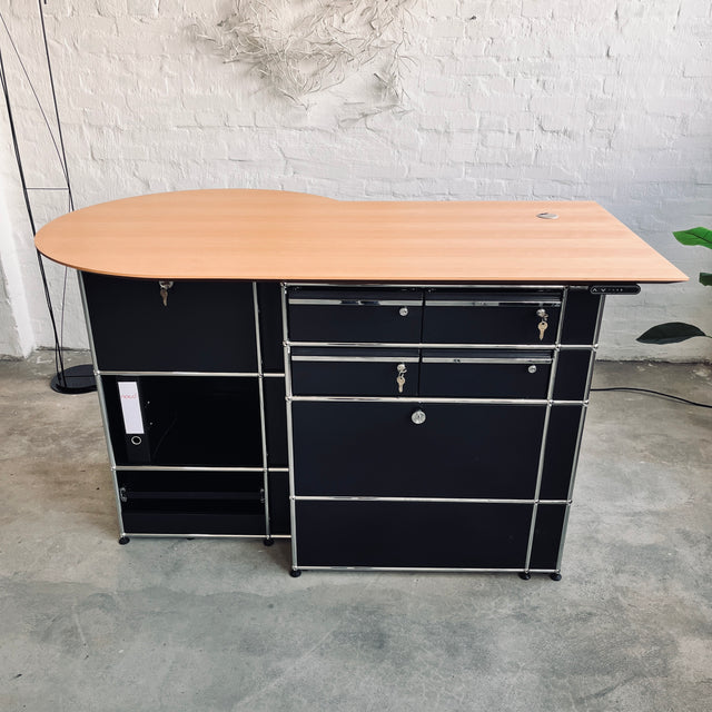 USM Haller - Counter/Theke - schwarz - guter gebrauchter Zustand