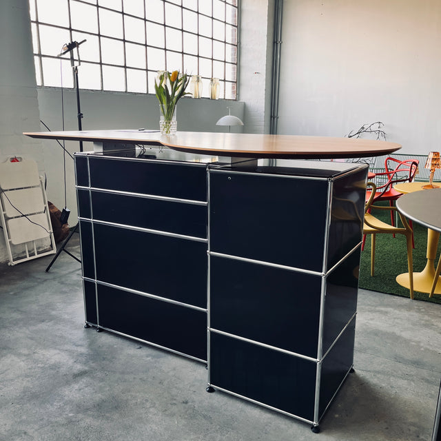 USM Haller - Counter/Theke - schwarz - guter gebrauchter Zustand