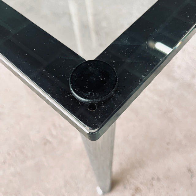 Cassina -  LC 10 P - Couchtisch - Glas - Le Corbusier, Pierre Jeanneret und Charlotte Perriand - guter gebrauchter Zustand