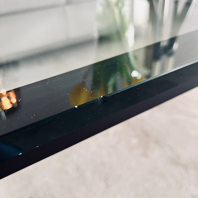 Cassina -  LC 10 P - Couchtisch - Glas - Le Corbusier, Pierre Jeanneret und Charlotte Perriand - guter gebrauchter Zustand