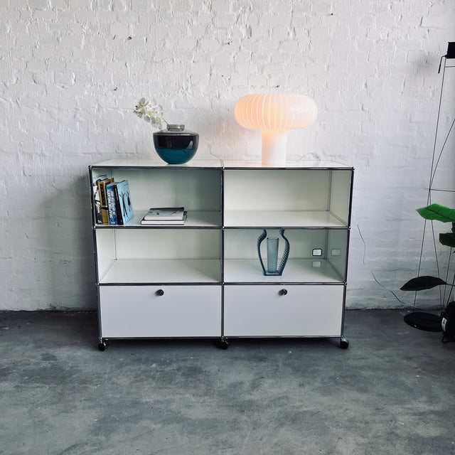 USM Haller - Highboard - weiß - 2 Vollauszüge - gebrauchter TOP Zustand