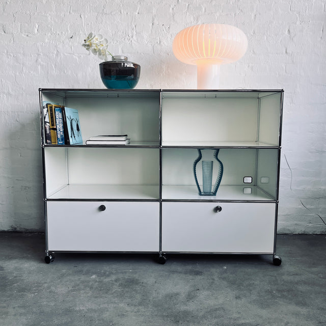 USM Haller - Highboard - weiß - 2 Vollauszüge - gebrauchter TOP Zustand