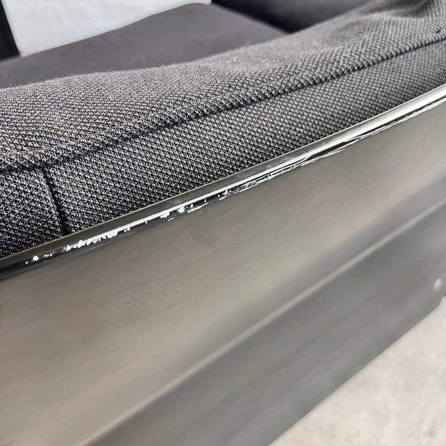 Vitsoe - Sesselprogramm 620 - Couch Zweisitzer - Schwarz - Dieter Rams - sehr guter gebrauchter Zustand