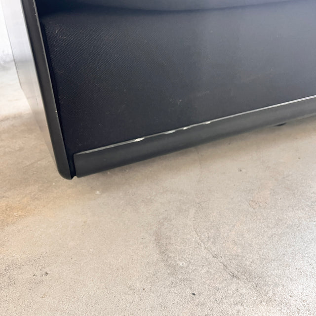 Vitsoe - Sesselprogramm 620 - Couch Zweisitzer - Schwarz - Dieter Rams - sehr guter gebrauchter Zustand
