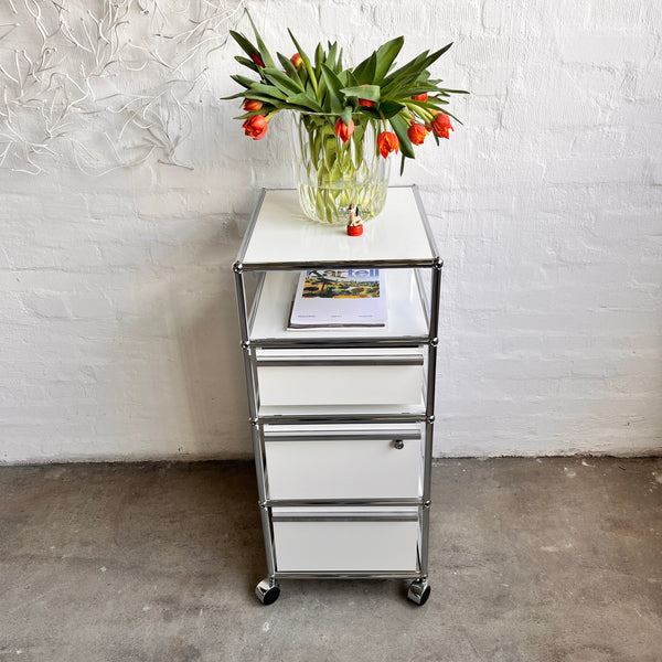 USM Haller - Rollcontainer - weiß - gebrauchter TOP Zustand