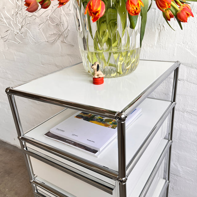 USM Haller - Rollcontainer - weiß - gebrauchter TOP Zustand