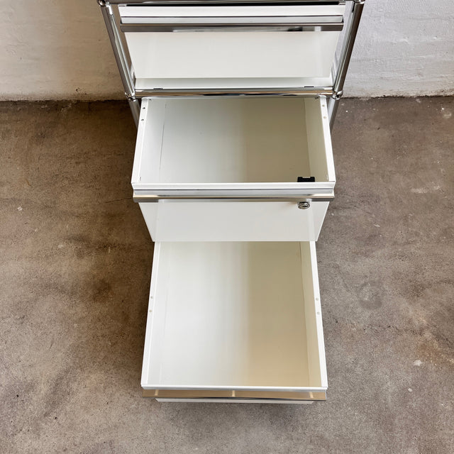 USM Haller - Rollcontainer - weiß - gebrauchter TOP Zustand