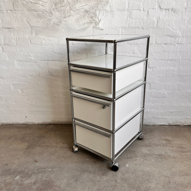 USM Haller - Rollcontainer - weiß - gebrauchter TOP Zustand