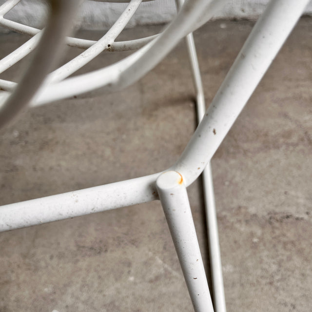 Knoll International - Diamond Chair Outdoor - Sessel - Weiß - gebrauchter Zustand