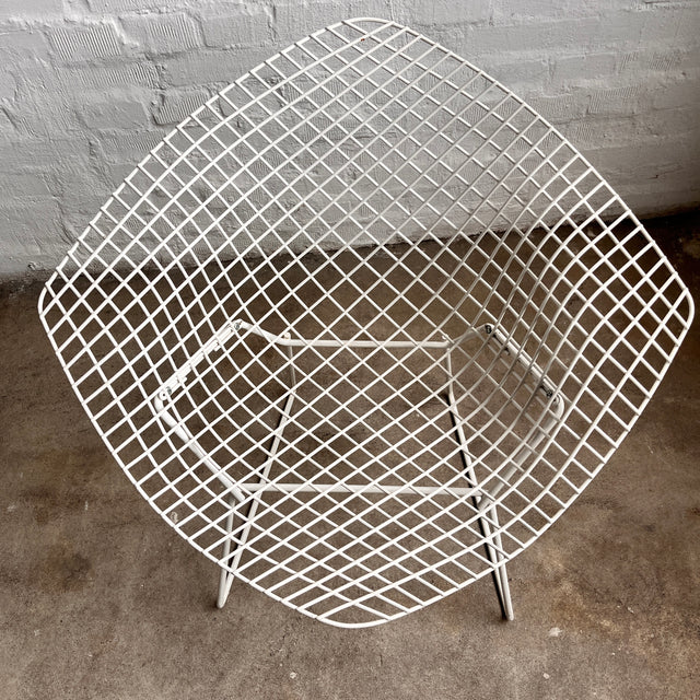 Knoll International - Diamond Chair Outdoor - Sessel - Weiß - gebrauchter Zustand