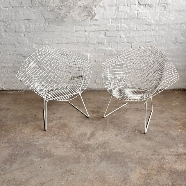 Knoll International - Diamond Chair Outdoor - Sessel - Weiß - gebrauchter Zustand