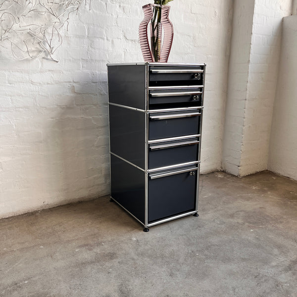 USM Haller - Standcontainer - anthrazit - guter gebrauchter Zustand