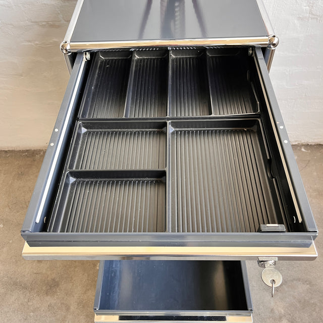 USM Haller - Standcontainer - anthrazit - guter gebrauchter Zustand