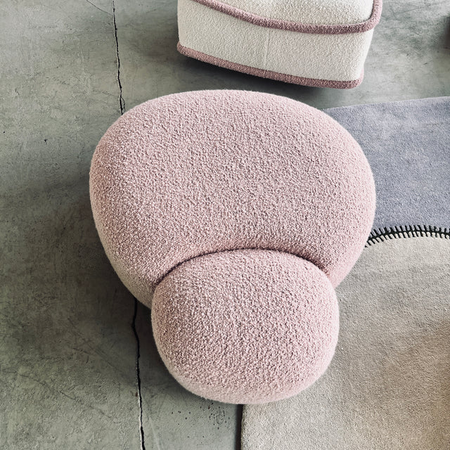 Kartell - Hocker - Aaland pouf - rosa - Patricia Urquiola - NEU