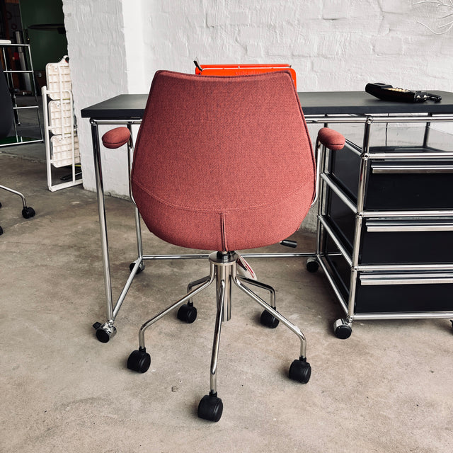 Kartell - Schreibtischstuhl - Maui Soft - weinrot - Vico Magistretti - NEU
