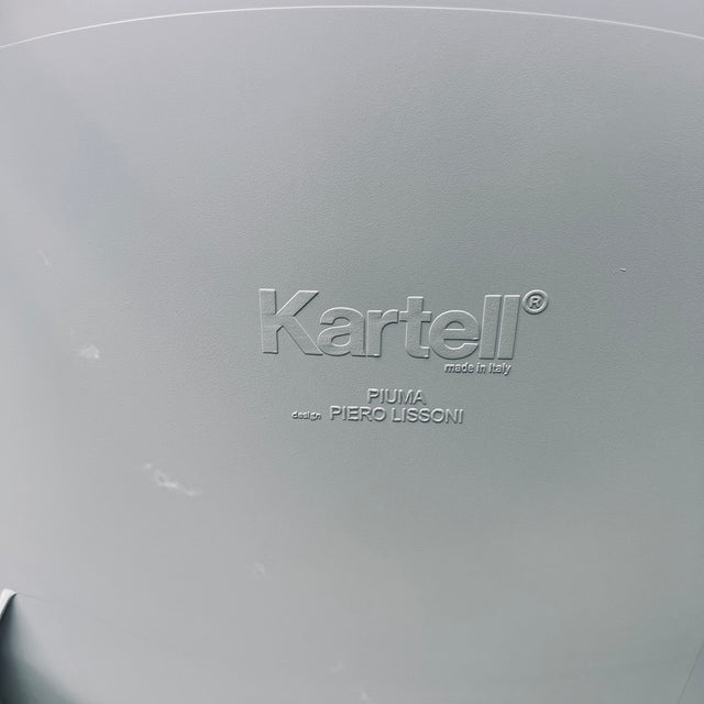 Kartell - Armlehnstuhl - Piuma - grau - Piero Lissoni - Outdoor - NEU