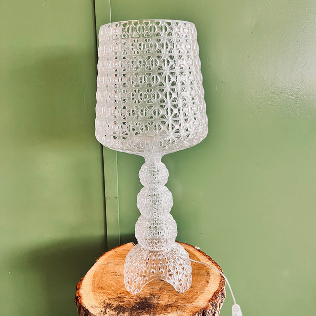 Kartell - Tischleuchte - Mini Kabuki - Ferruccio Laviani - transparent - NEU