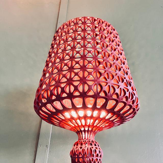 Kartell -  Tischleuchte - Mini Kabuki - Ferruccio Laviani - bordeaux - NEU