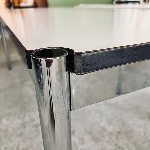 USM Haller - Tisch - perlgrau alumatt - 204 x 89 cm - guter gebrauchter Zustand