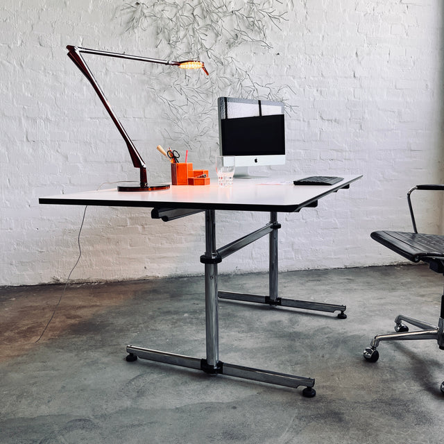 USM Kitos - Tisch - perlgrau alumatt - 180 x 90 cm - guter gebrauchter Zustand