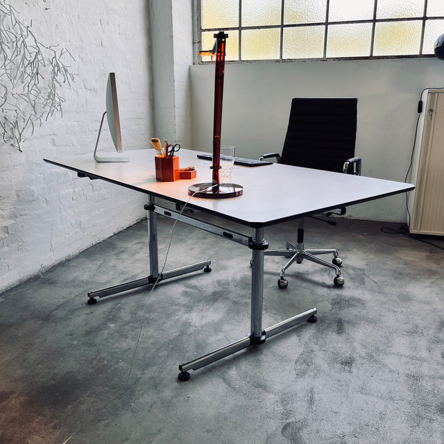 USM Kitos - Tisch - perlgrau alumatt - 180 x 90 cm - guter gebrauchter Zustand
