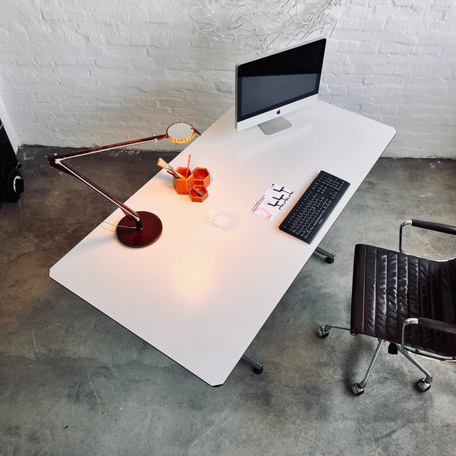 USM Kitos - Tisch - perlgrau alumatt - 180 x 90 cm - guter gebrauchter Zustand