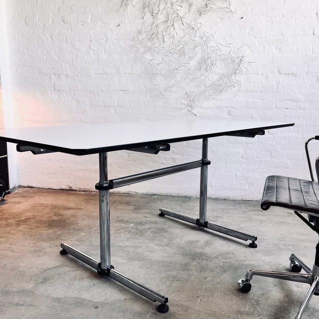USM Kitos - Tisch - perlgrau alumatt - 180 x 90 cm - guter gebrauchter Zustand
