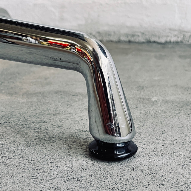 Vitra - EA 108 Alu Chair - Konferenzstuhl/Besucherstuhl - Leder braun - Charles & Ray Eames - guter gebrauchter Zustand