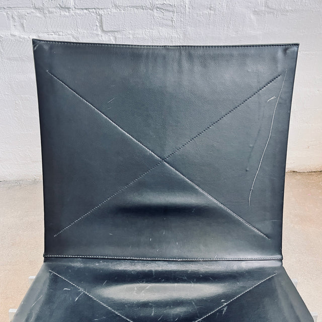 Fritz Hansen - PK22 Lounge Stuhl - Leder schwarz - Poul Kjærholm - guter gebrauchter Zustand
