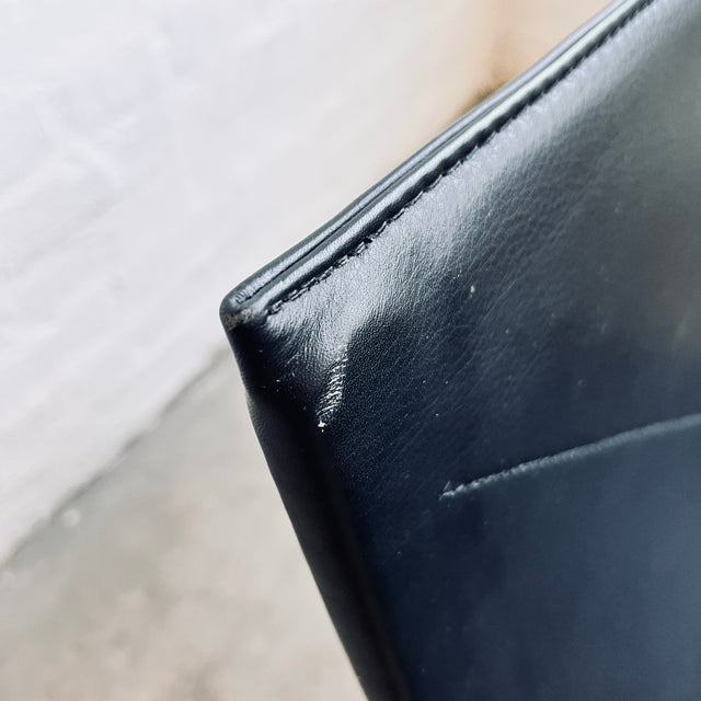 Fritz Hansen - PK22 Lounge Stuhl - Leder schwarz - Poul Kjærholm - guter gebrauchter Zustand
