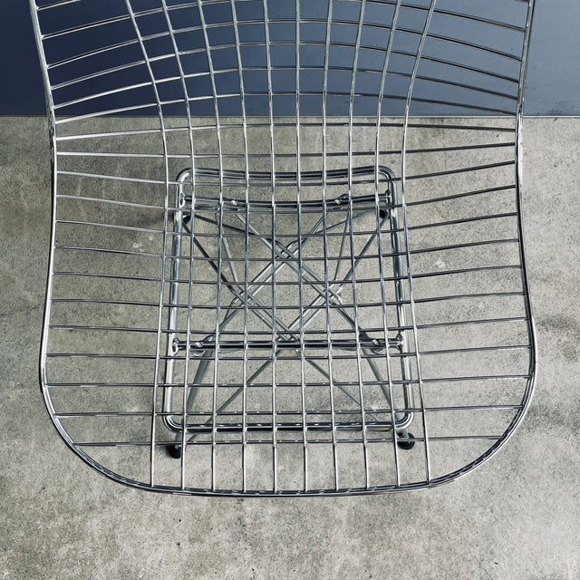 6er Set - Vitra - Wire Chair DKR - Stuhl - verchromt - gebrauchter TOP Zustand
