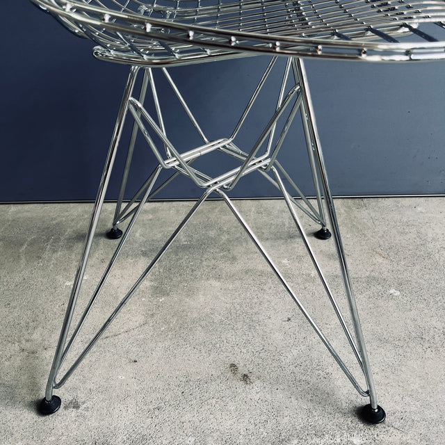 6er Set - Vitra - Wire Chair DKR - Stuhl - verchromt - gebrauchter TOP Zustand