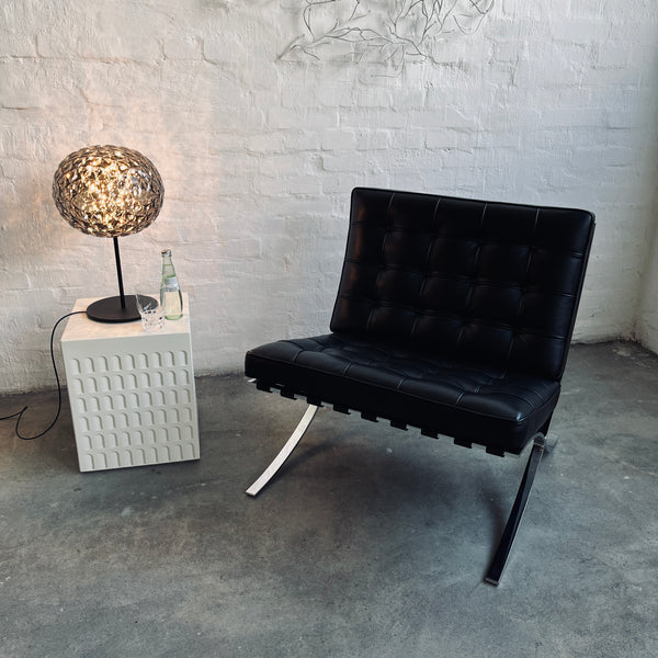 Knoll International - Barcelona Chair - Leder Venezia schwarz - TOP Zustand!
