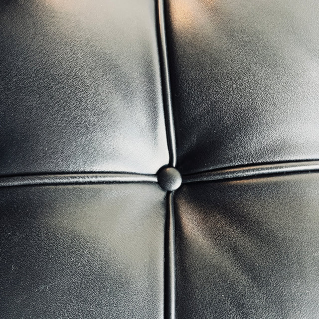 Knoll International - Barcelona Chair - Leder Venezia schwarz - TOP Zustand!