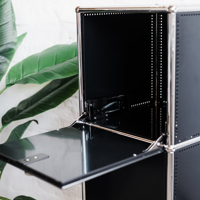 USM Haller - Highboard/Schrank 1x3 - 3 Klappen - schwarz - sehr guter gebrauchter Zustand