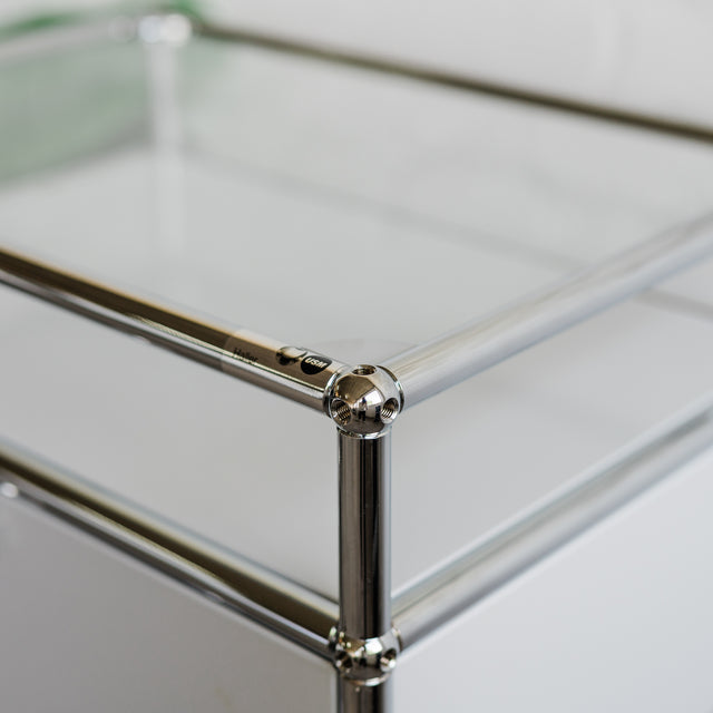 USM Haller - Highboard 1x4 - 1 Schublade und 2 Klappen - lichtgrau - gebrauchter TOP Zustand