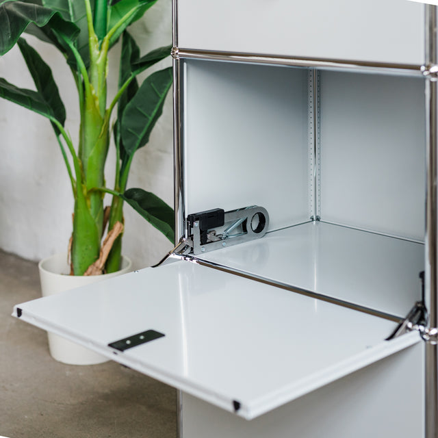 USM Haller - Highboard 1x4 - 1 Schublade und 2 Klappen - lichtgrau - gebrauchter TOP Zustand