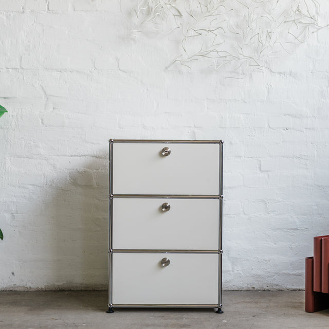 USM Haller - Highboard 1x3 - 3 Klappen - weiß - gebrauchter TOP Zustand