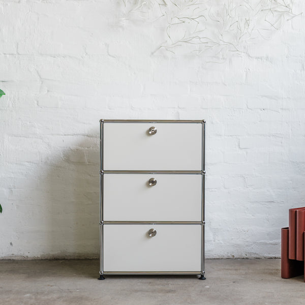 USM Haller - Highboard 1x3 - 3 Klappen - weiß - gebrauchter TOP Zustand