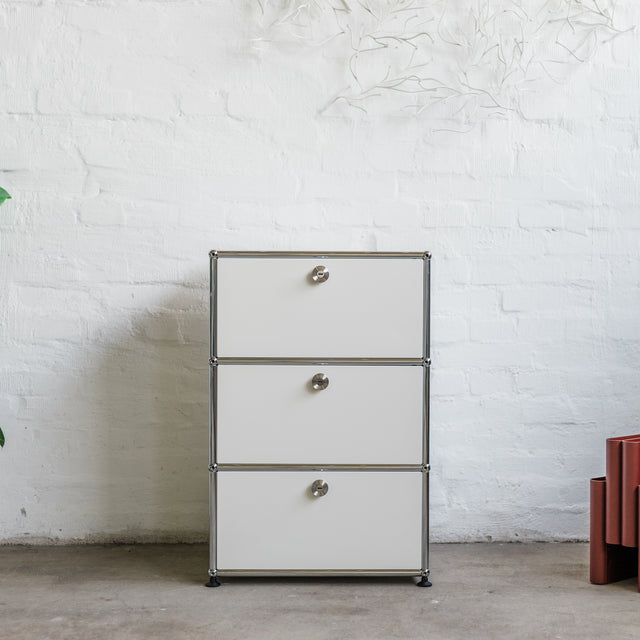 USM Haller - Highboard 1x3 - 3 Klappen - weiß - gebrauchter TOP Zustand