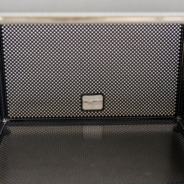 USM Haller - Lowboard 2x1 - schwarz perforiert - gebrauchter TOP Zustand