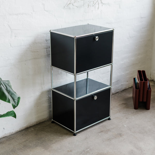 USM Haller - Highboard 1x3 - schwarz - gebrauchter TOP Zustand