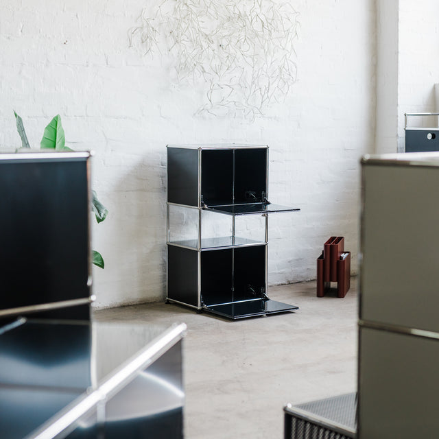 USM Haller - Highboard 1x3 - schwarz - gebrauchter TOP Zustand