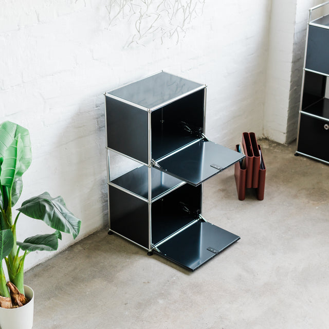 USM Haller - Highboard 1x3 - schwarz - gebrauchter TOP Zustand