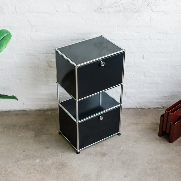 USM Haller - Highboard 1x3 - schwarz - gebrauchter TOP Zustand