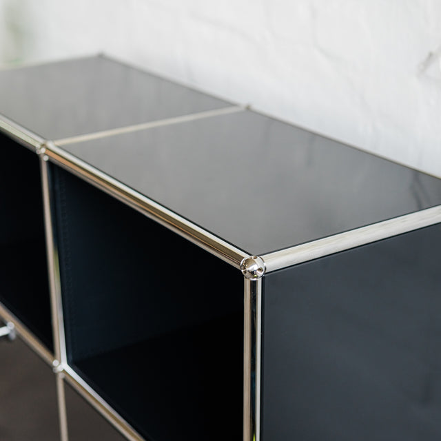 USM Haller - Highboard 2x3 - schwarz - gebrauchter TOP Zustand