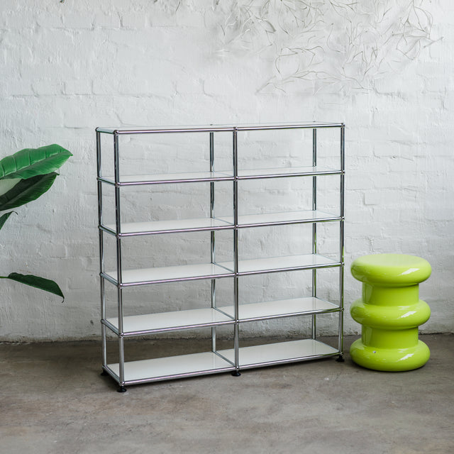 USM Haller - Regal 2x5 - weiß - gebrauchter TOP Zustand