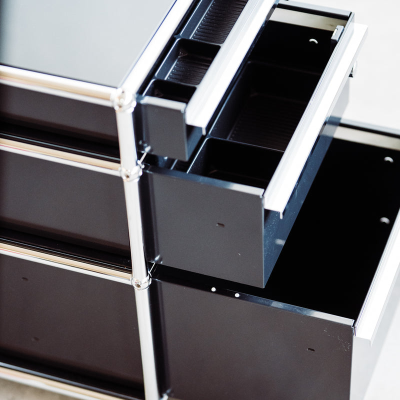 USM Haller - Rollcontainer - schwarz - 3 Schubladen - gebrauchter TOP Zustand