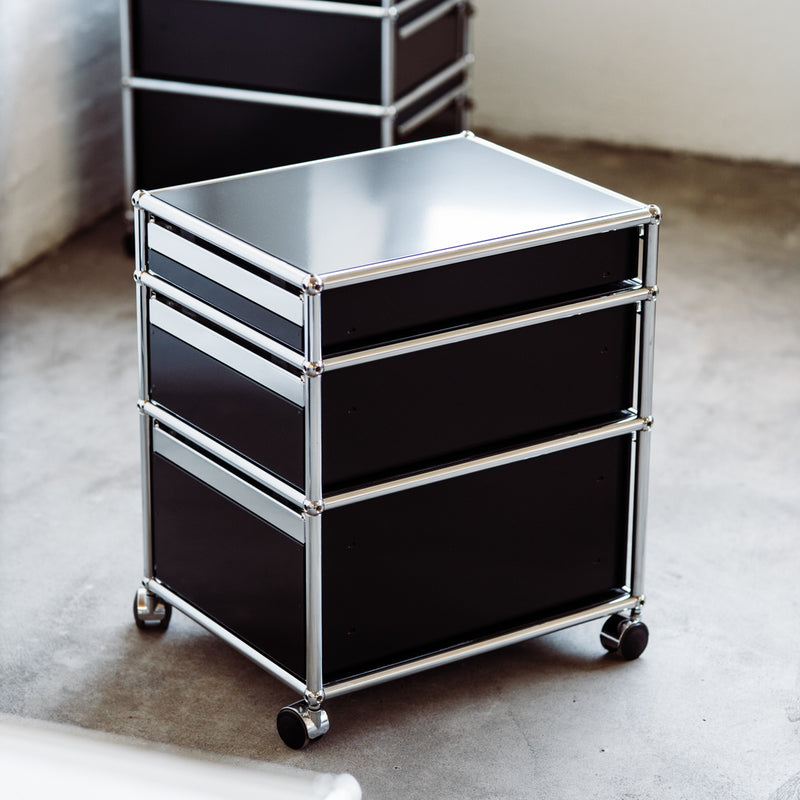 USM Haller - Rollcontainer - schwarz - 3 Schubladen - gebrauchter TOP Zustand